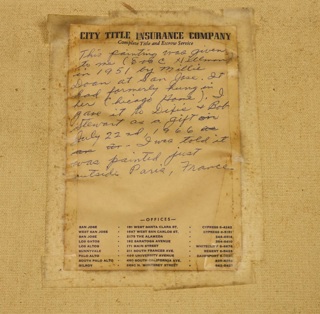 Jeremy Lettwill (UK,1912-?) oil painting - 13