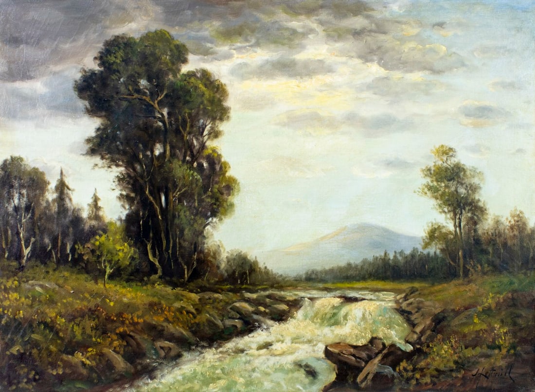 Jeremy Lettwill (UK,1912-?) oil painting (1 of 14)