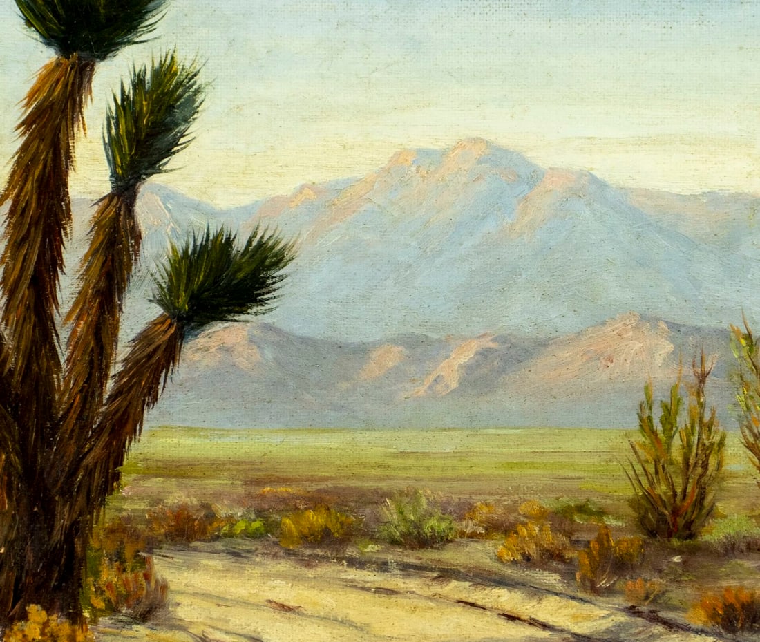 L Hermann (CA,mid 20C) oil painting - 5