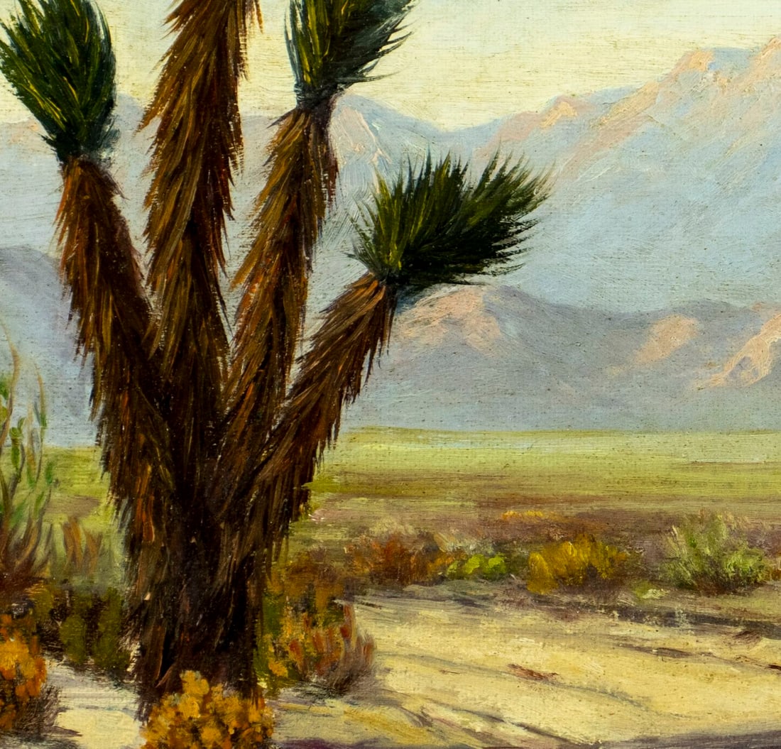 L Hermann (CA,mid 20C) oil painting - 6