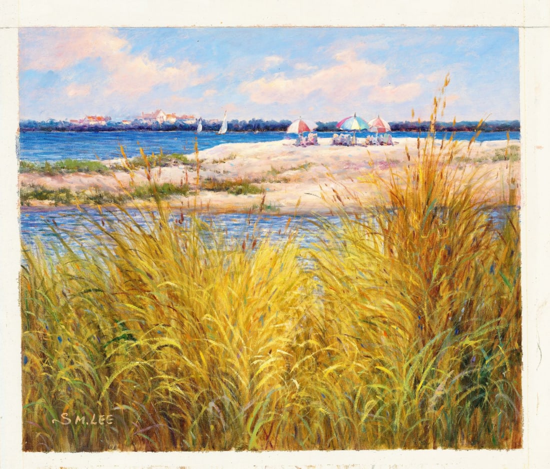 Sang M Lee (South Korea,US,b 1949) oil painting - 3