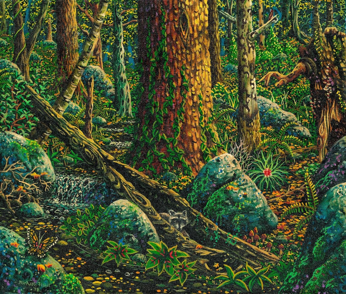 Michael Fishel (US,20C) oil painting (1 of 11)