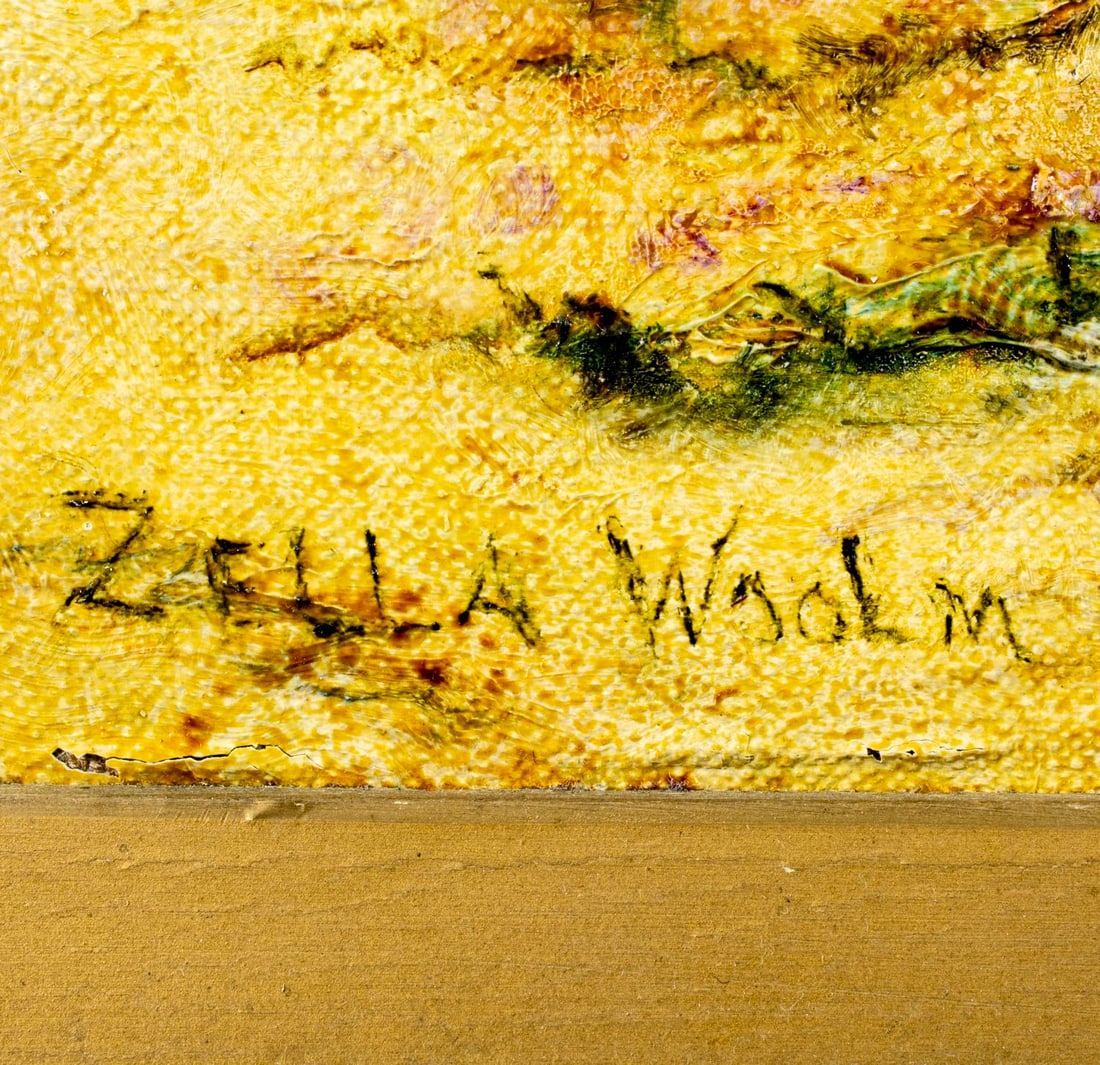 Zella G Knox Woolm (CA,IA,1876-1973) oil painting - 4