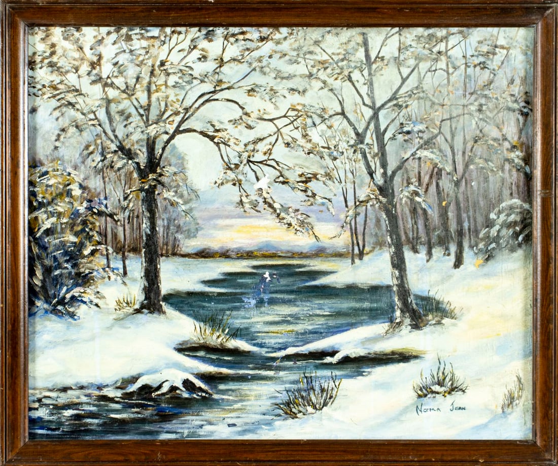 Norma Jean (France,early 20C) oil painting antique - 3