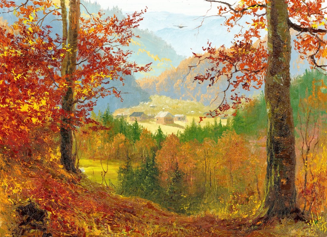 Yuri Klapoukh (Ukraine,20/21C) oil painting (1 of 12)