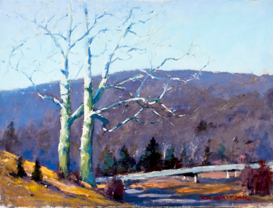 Robert Waltsak (NJ,b 1944) oil painting (1 of 14)