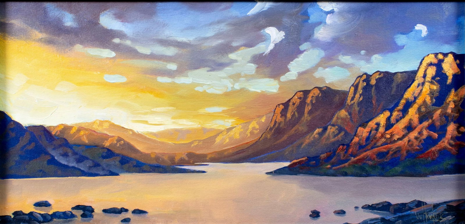 William Hawkins (AZ,b 1962) oil painting (1 of 12)