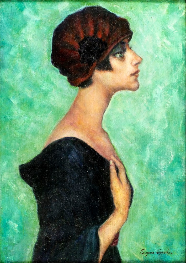 Eugene Speicher (NY,1883-1962) oil painting (1 of 12)