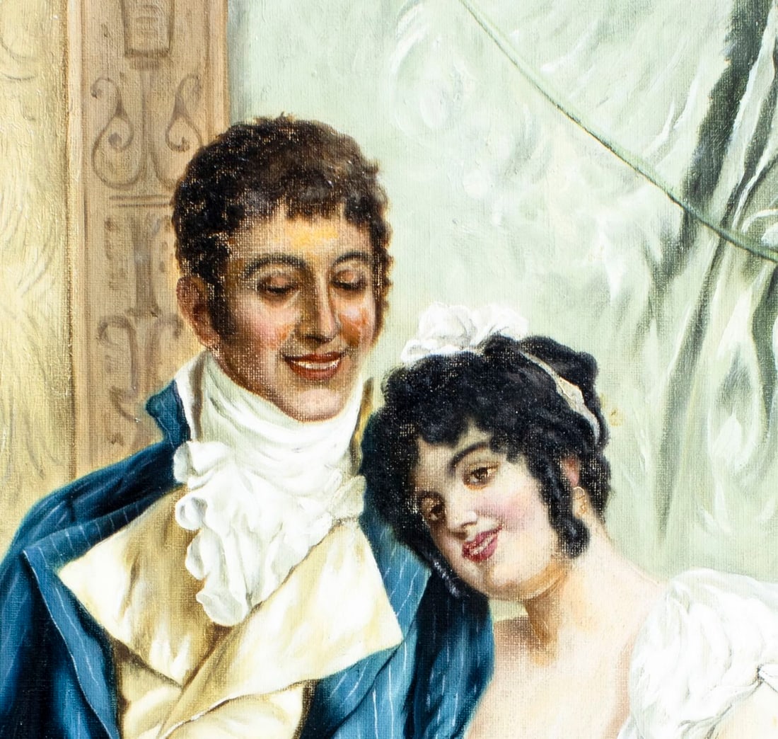 Negrier (Europe,19C) oil painting antique - 7