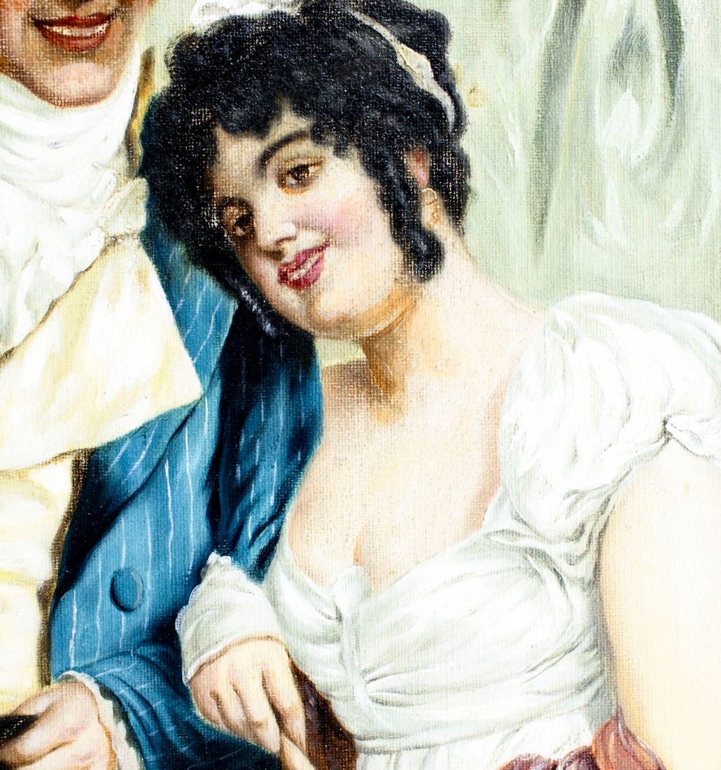 Negrier (Europe,19C) oil painting antique - 8