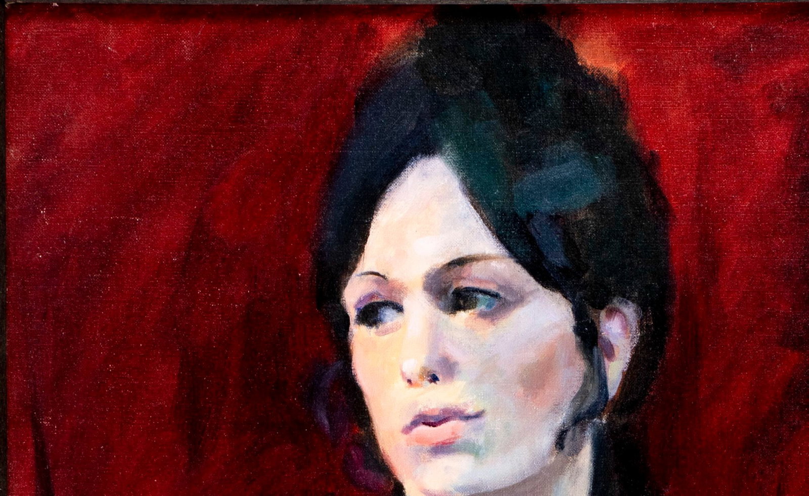 Vintage mid 20C American oil painting - 5