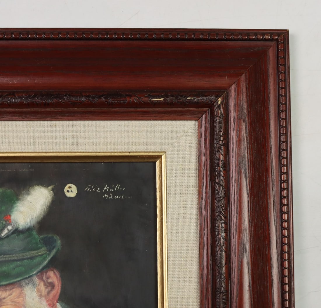 Fritz Muller (German,1913-1972) oil painting - 10