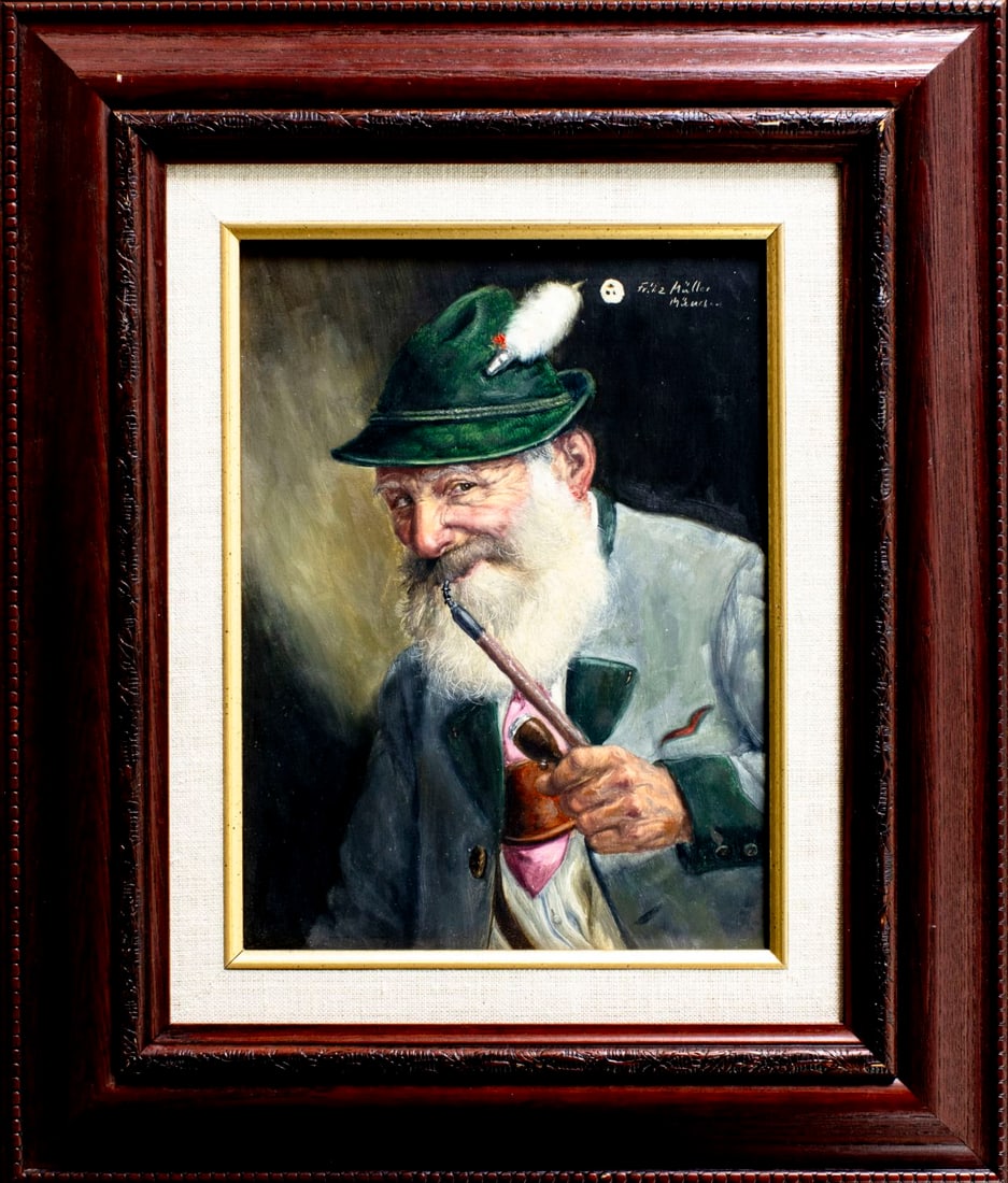 Fritz Muller (German,1913-1972) oil painting - 3