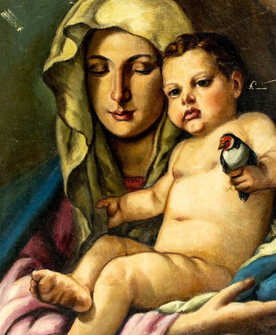 Antique early 20C British oil painting AFTER Giovanni Battista Tiepolo - 4