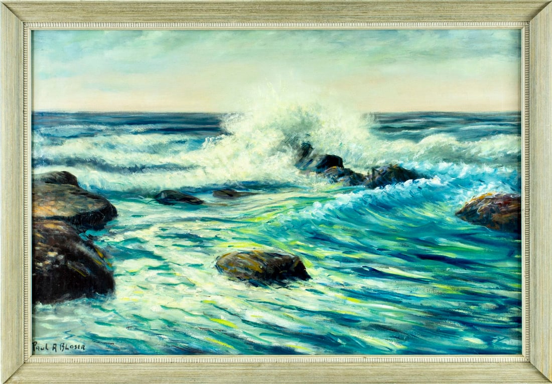 Paul A Bloser (PA,NJ,1891-1971) oil painting - 3