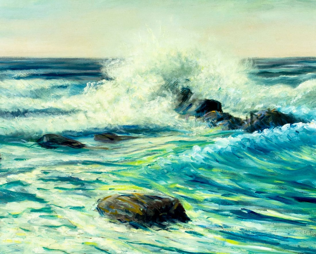 Paul A Bloser (PA,NJ,1891-1971) oil painting - 5