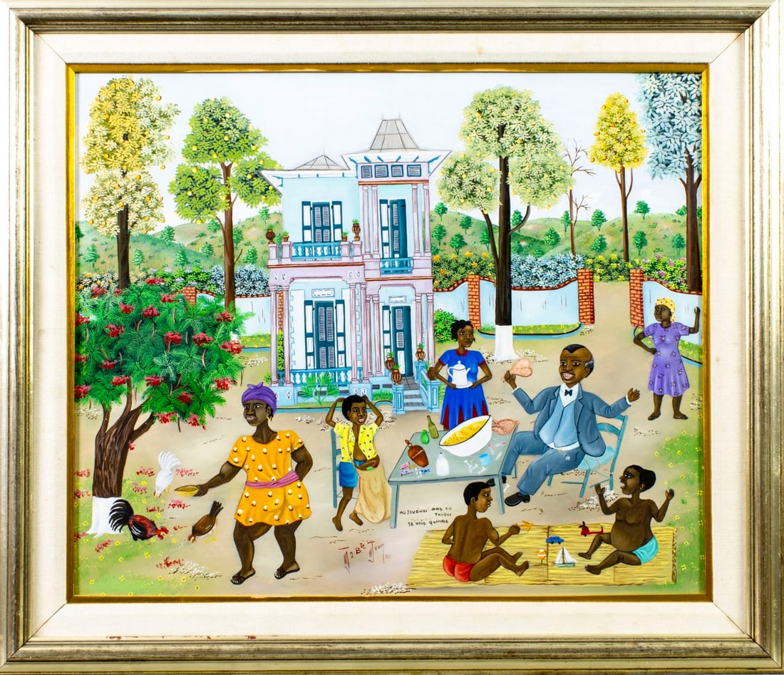 Jean Baptiste Jean (Haiti,1953-2002) oil painting - 3