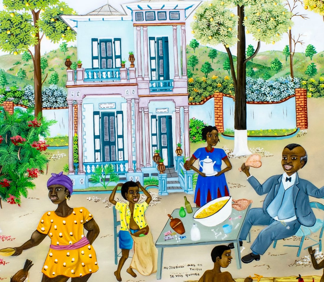 Jean Baptiste Jean (Haiti,1953-2002) oil painting - 5