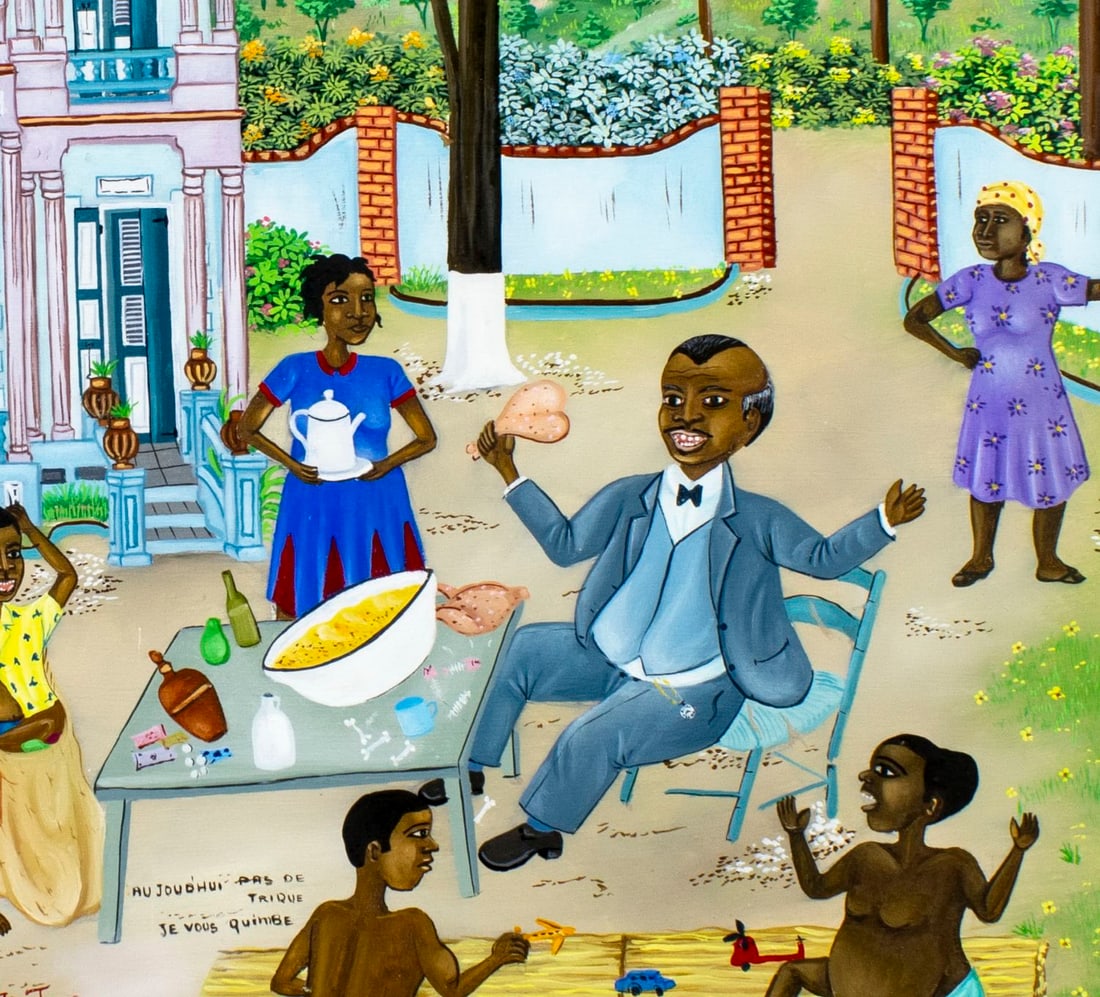 Jean Baptiste Jean (Haiti,1953-2002) oil painting - 7