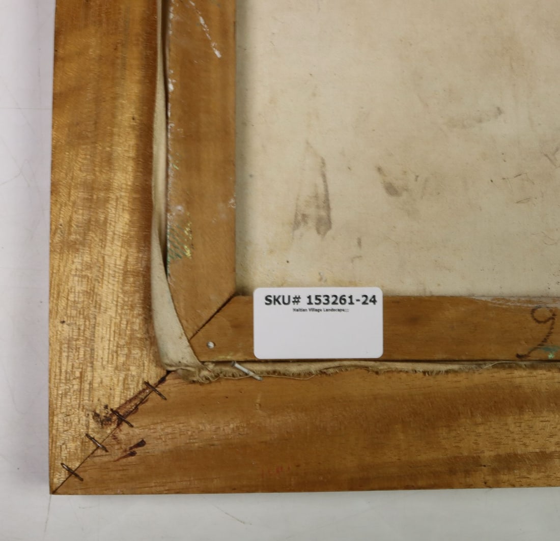 Wesner Pierre Louis (Haiti,b 1948) oil painting - 12