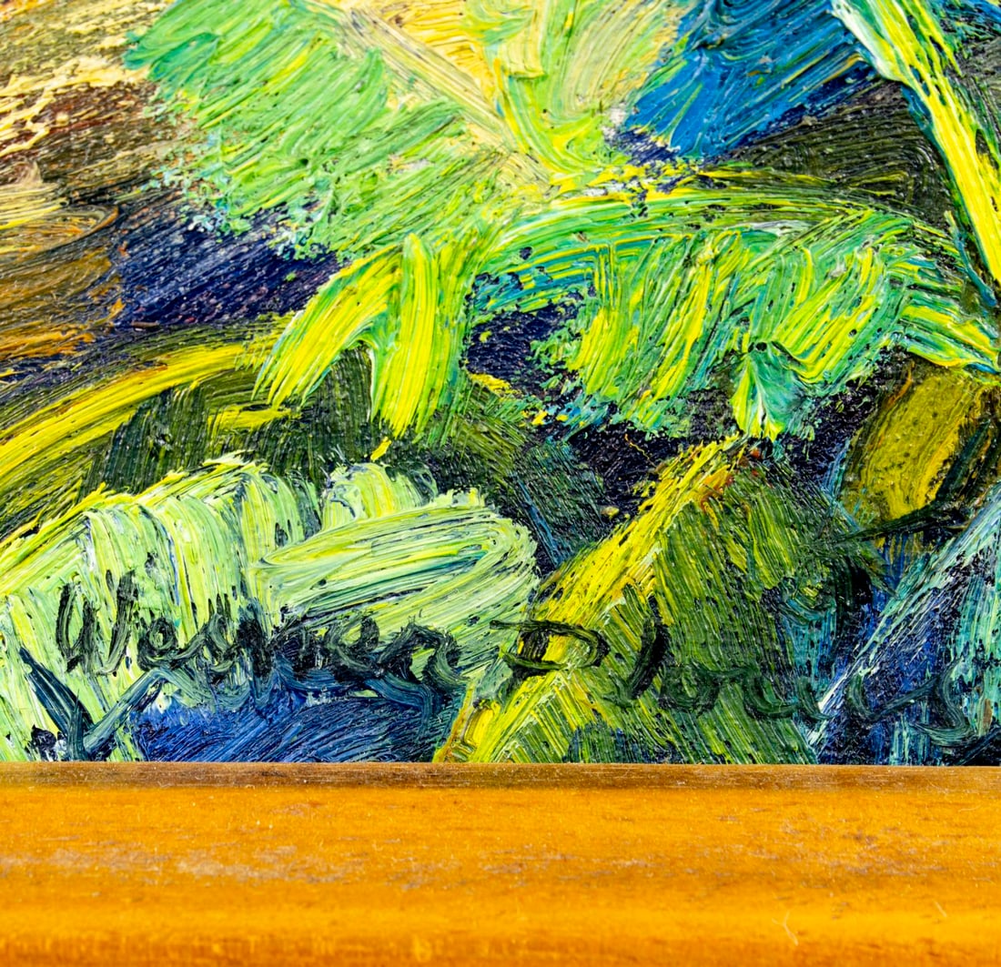 Wesner Pierre Louis (Haiti,b 1948) oil painting - 4