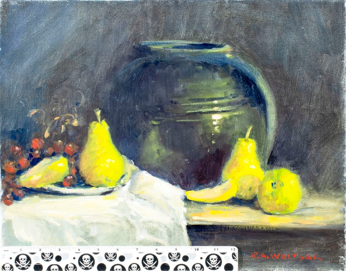 Robert Waltsak (NJ,b 1944) oil painting - 2