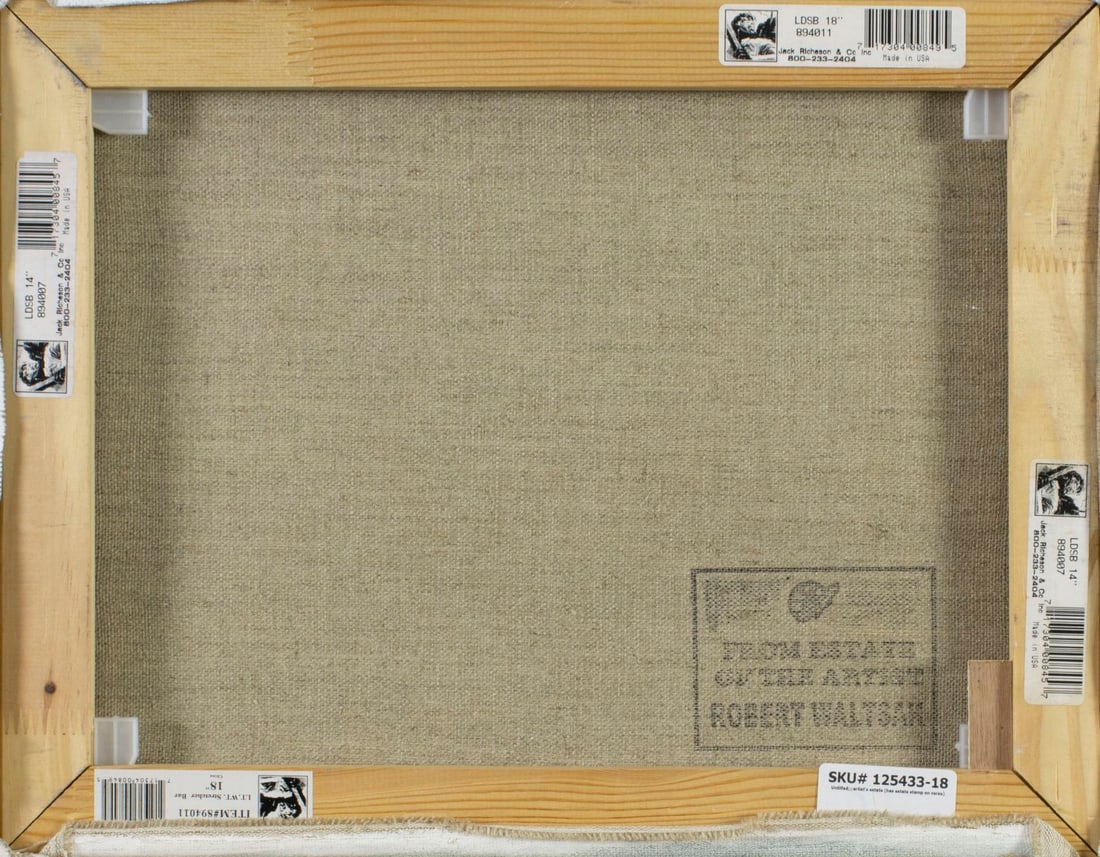 Robert Waltsak (NJ,b 1944) oil painting - 7