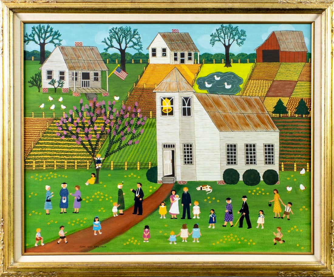 Cora Lou Brown Robinson (LA,1936-?) oil painting - 3