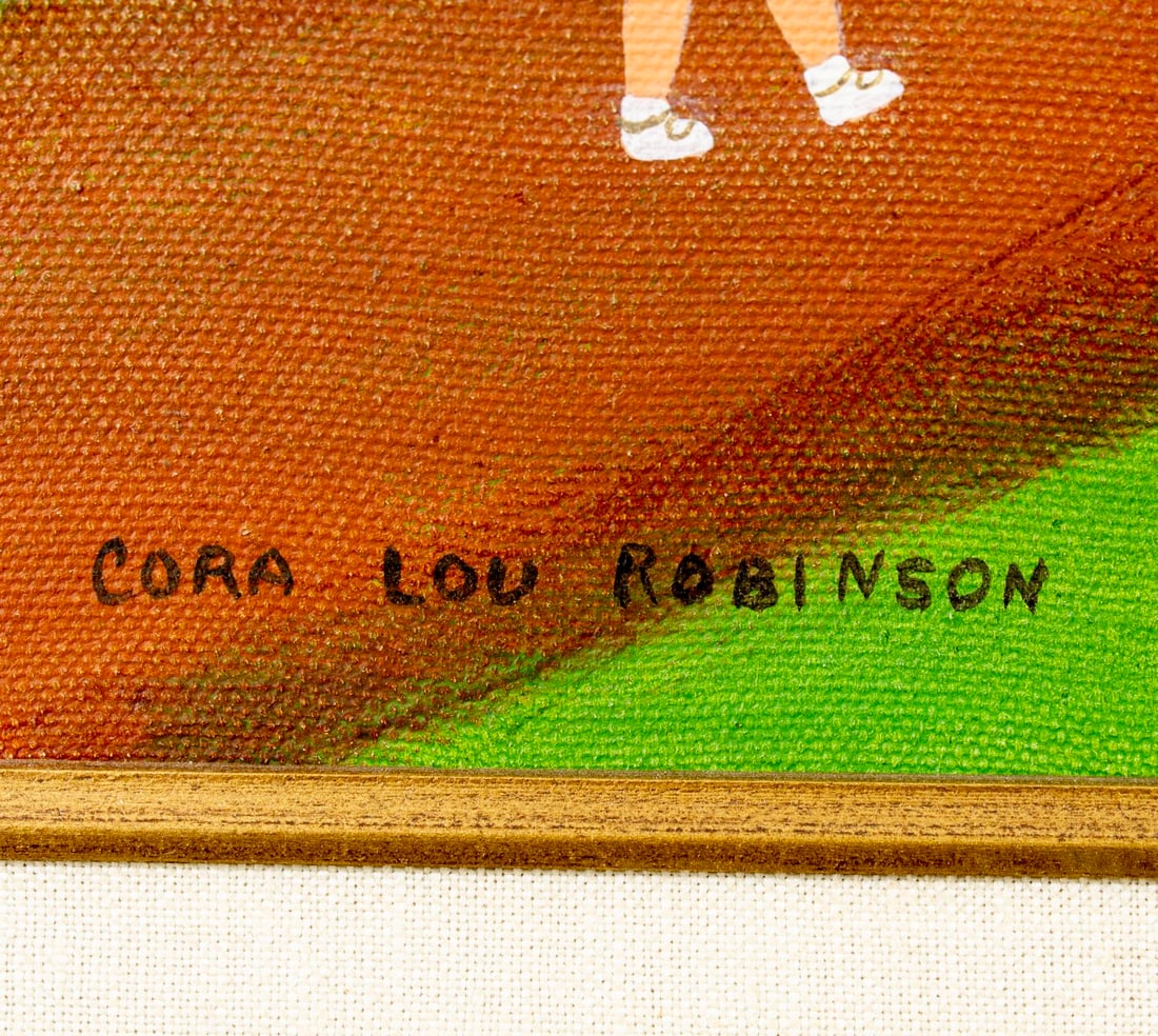 Cora Lou Brown Robinson (LA,1936-?) oil painting - 4
