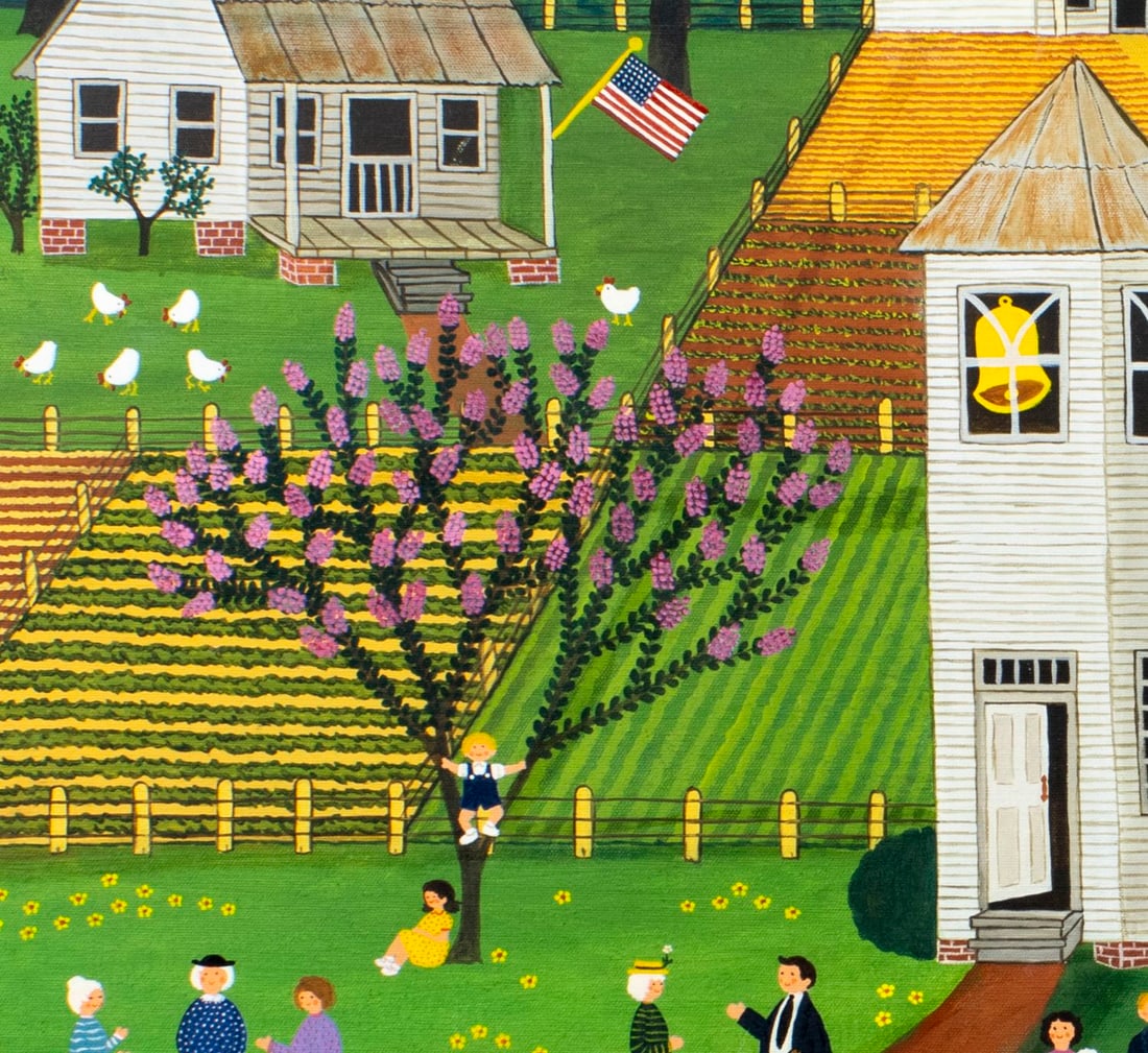 Cora Lou Brown Robinson (LA,1936-?) oil painting - 6