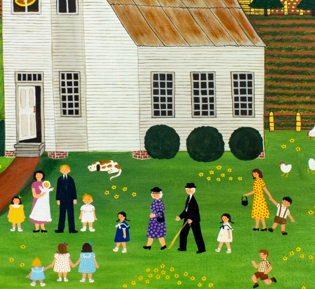 Cora Lou Brown Robinson (LA,1936-?) oil painting - 7