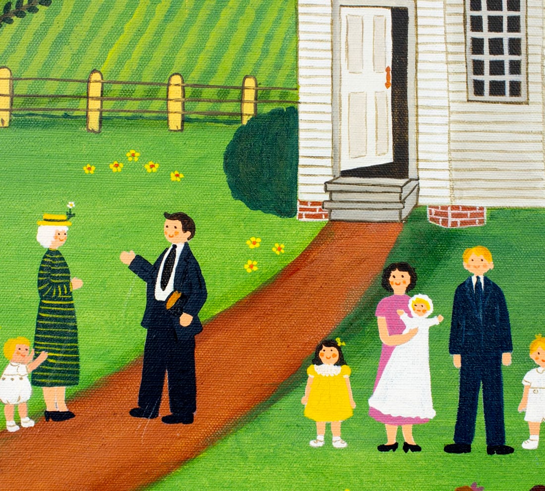 Cora Lou Brown Robinson (LA,1936-?) oil painting - 8