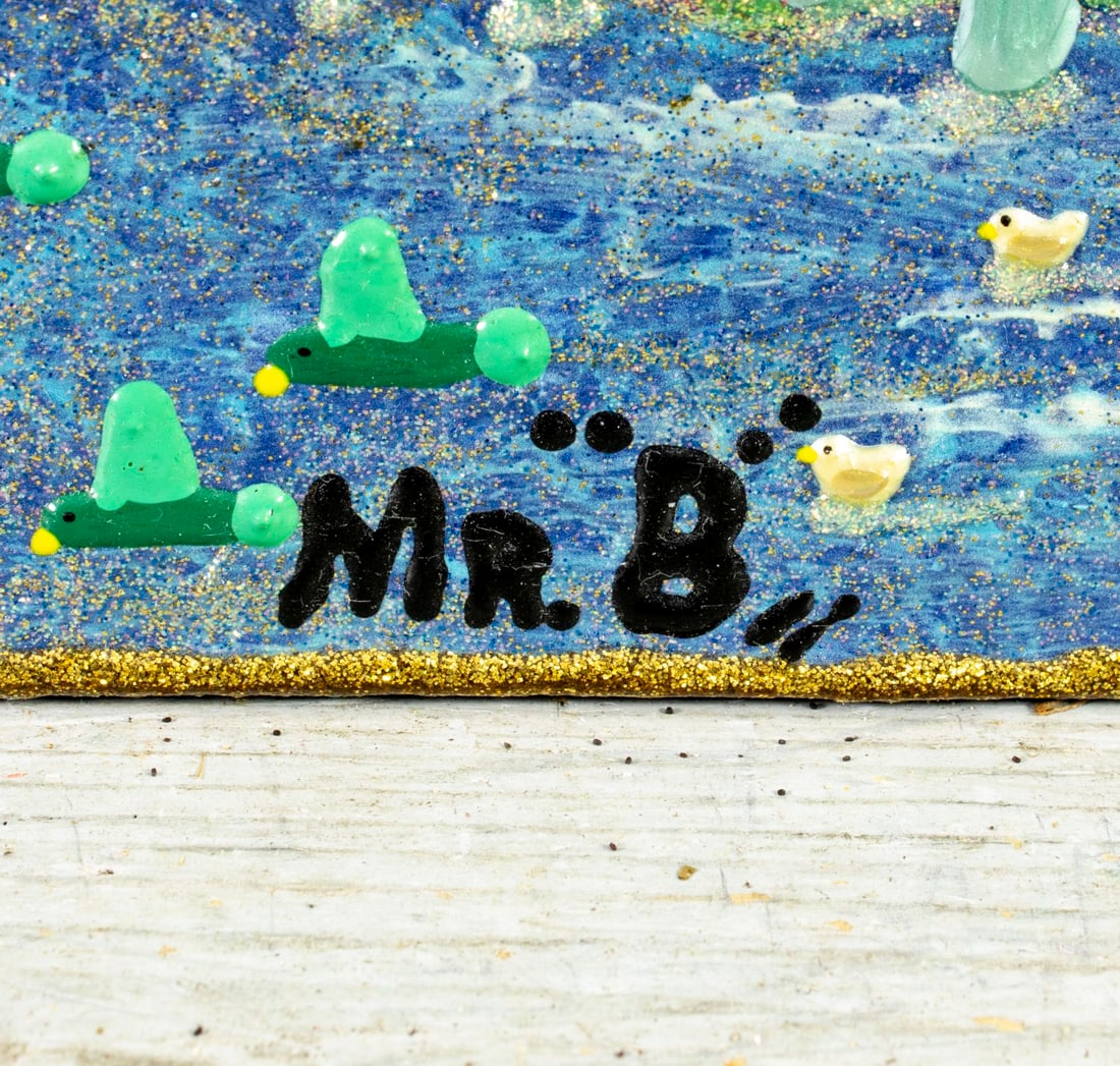 Jack Beverland (FL,1939-2023) acrylic painting - 4