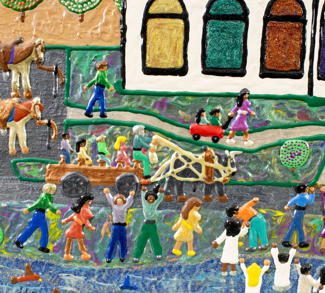 Jack Beverland (FL,1939-2023) acrylic painting - 8