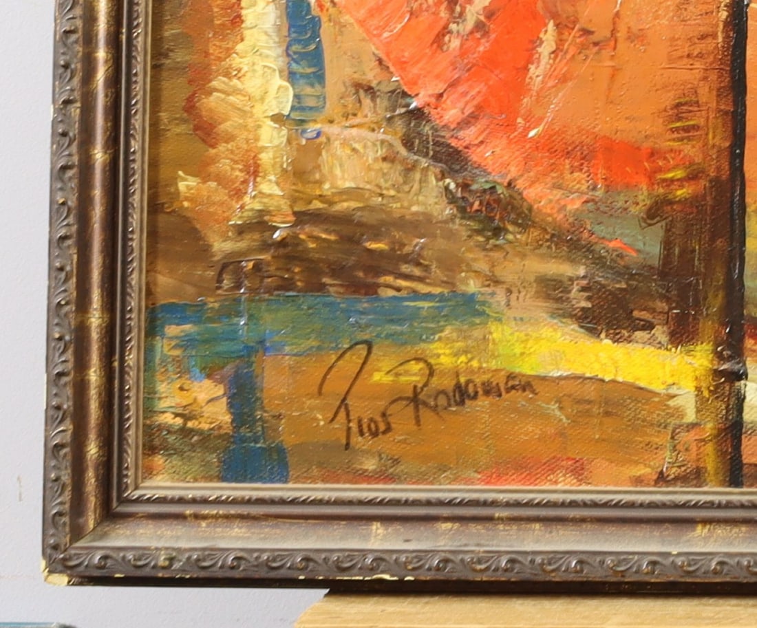 Pios Rodaman (FL,Brazil,b 1953) acrylic painting - 10