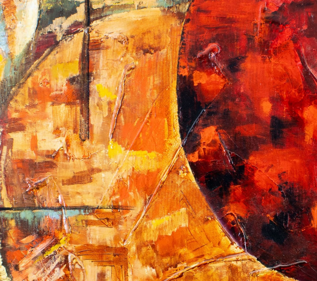 Pios Rodaman (FL,Brazil,b 1953) acrylic painting - 6