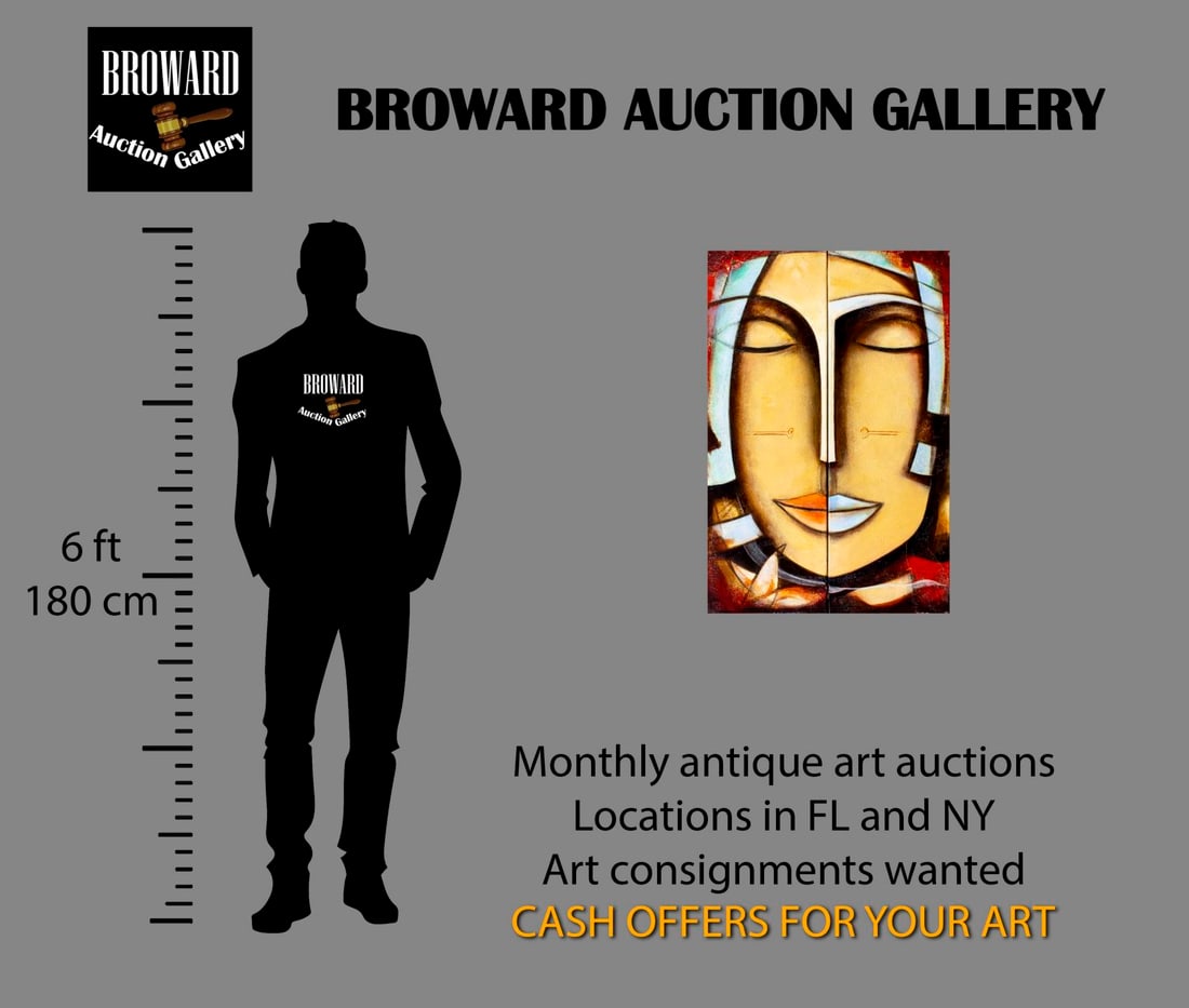 Juan Cotrino (US,Colombia,b 1968) acrylic painting - 2