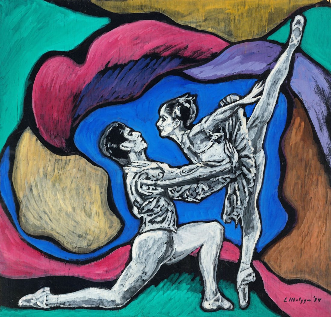 Evelyn Metzger (NY,Brazil,1911-2007) oil painting (1 of 11)