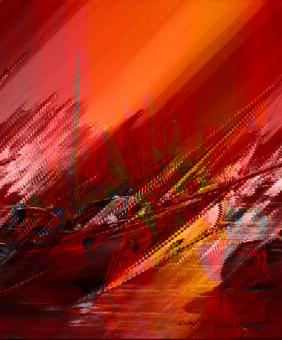 Georges De Marco (France,1906-1990) oil painting (1 of 13)