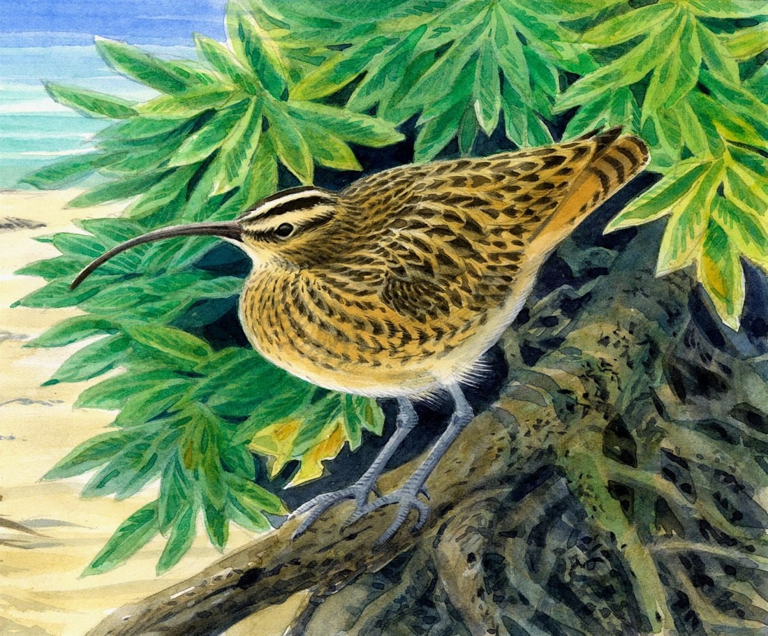 Michael Warren (UK,1938-?) watercolor painting (1 of 13)