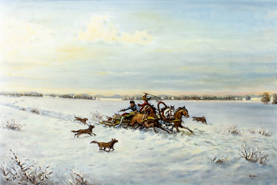 W Wallern (Austria,20C) oil painting (1 of 13)