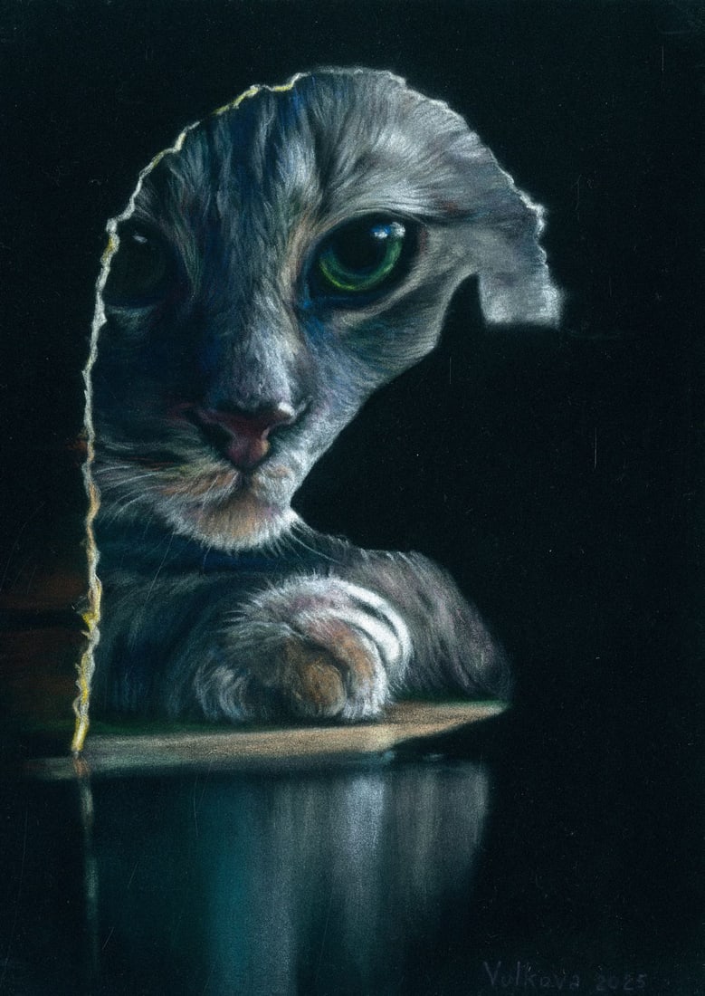 Anna Volkova (Ukraine,20/21C) pastel painting (1 of 12)