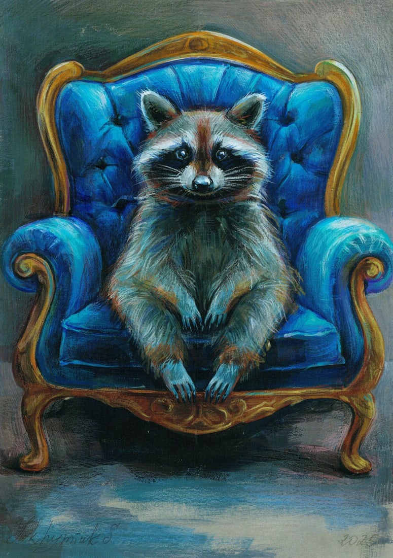 Svetlana Yukhymiuk (Ukraine,20/21C) mixed media painting (1 of 10)