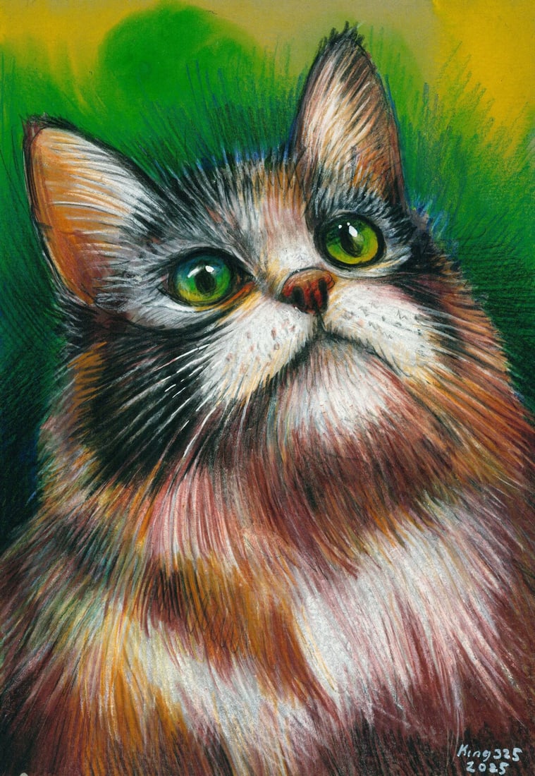 Dmytro Korol (Ukraine,20/21C) mixed media painting (1 of 10)