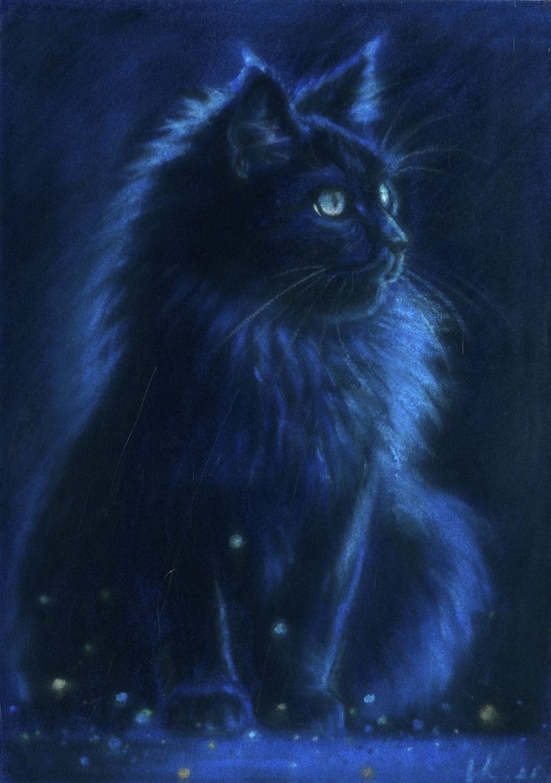 Ksenia Vasilchenko (Ukraine,b 1996) pastel painting (1 of 12)