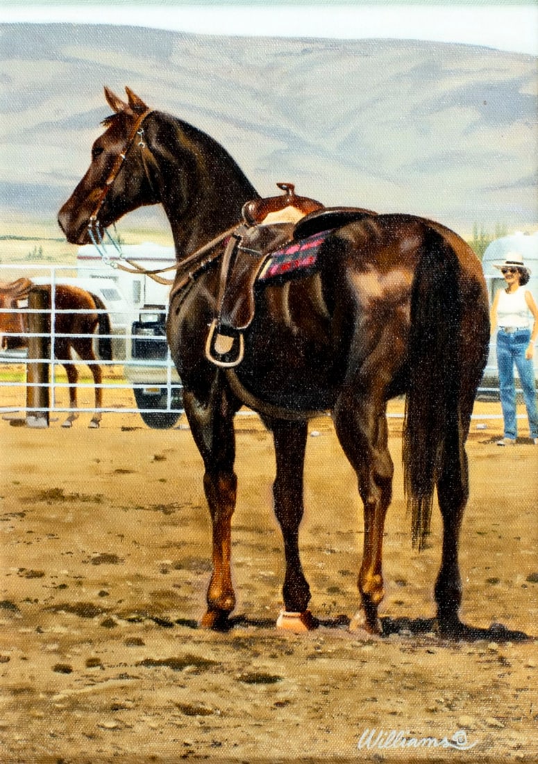Bob Williams (US,20C) oil painting (1 of 14)