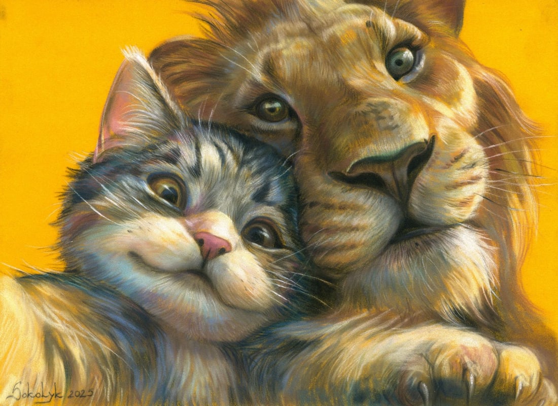 Vira Sokolyk (Ukraine,b 1999) pastel painting (1 of 12)