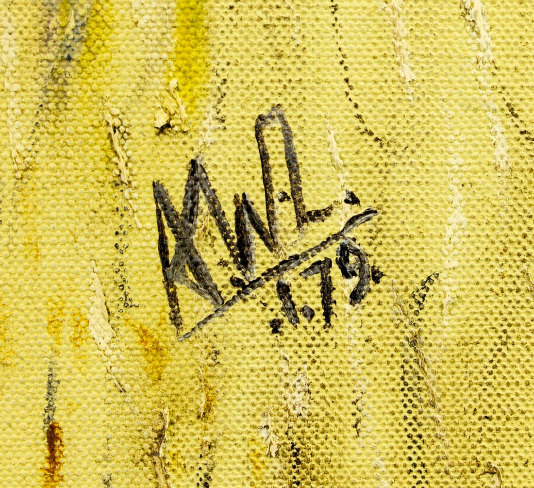 Vintage 20C American oil painting - 4