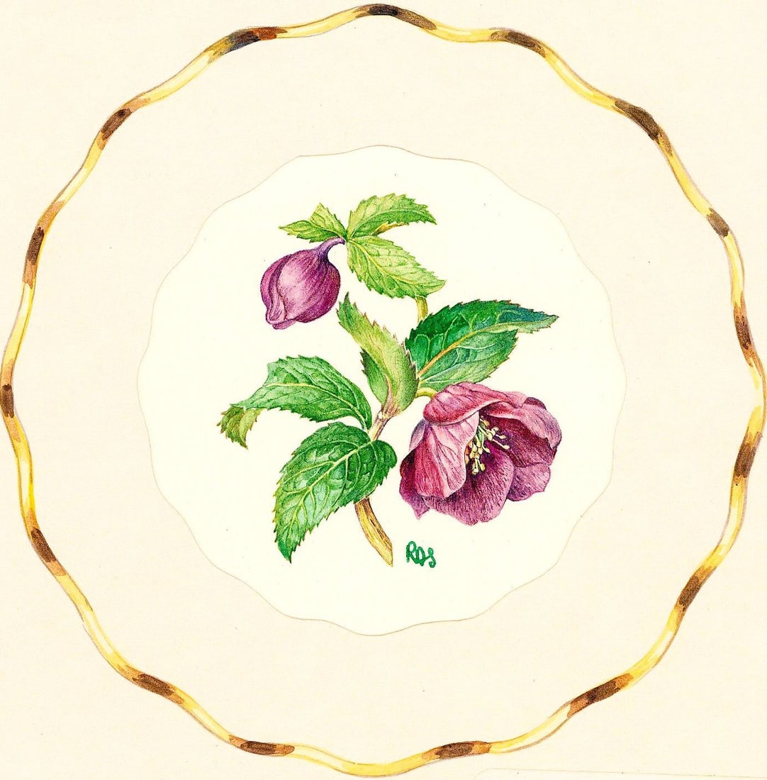 Rosanne Sanders (UK,20/21C) watercolor painting (1 of 12)