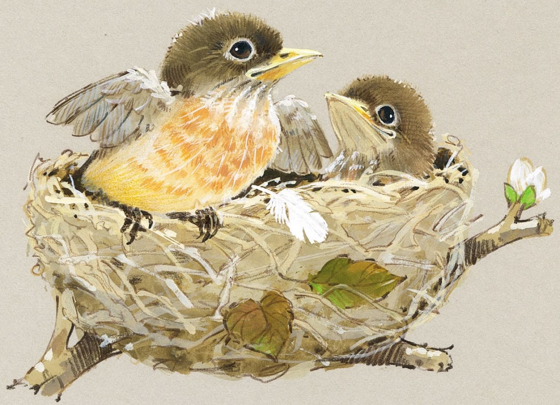 Al Fishman (PA,20C) gouache painting (1 of 12)